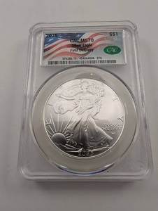 2025 CAC MS70 American Silver Eagle First Delivery