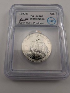 1982-D Washington Half Dollar ICG MS69