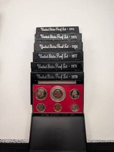 United States Proof Sets 1974-1979 (Lot of 6)