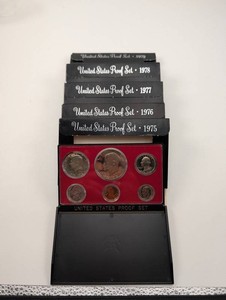 US Proof Set Collection 1975-1979 (Lot of 5)