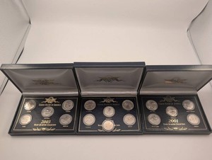U.S. State Quarter Collection Set of 3 2001 2002 2003