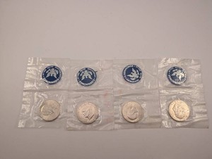 40% Silver Eisenhower Dollar Coin Lot (Lot of 4)