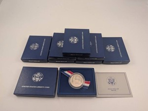 1986 Liberty Half Dollar Proof Set (Lot of 8)