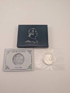 George Washington 90% Silver 1982-D Silver Half Dollar Commemorative