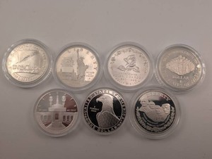 U.S. Commemorative 90% Silver Dollar Coin Collection
