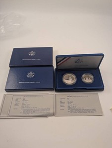 1986 Liberty Silver Dollar & Half Dollar Proof Set