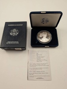 2004 American Eagle Proof Silver Dollar With Box