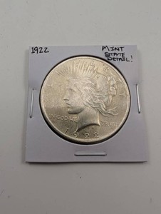 1922 Peace Silver Dollar