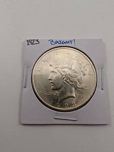 1923 Peace Silver Dollar