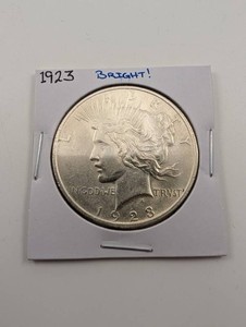 1923 Peace Silver Dollar