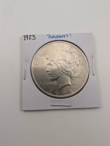 1923 Peace Silver Dollar