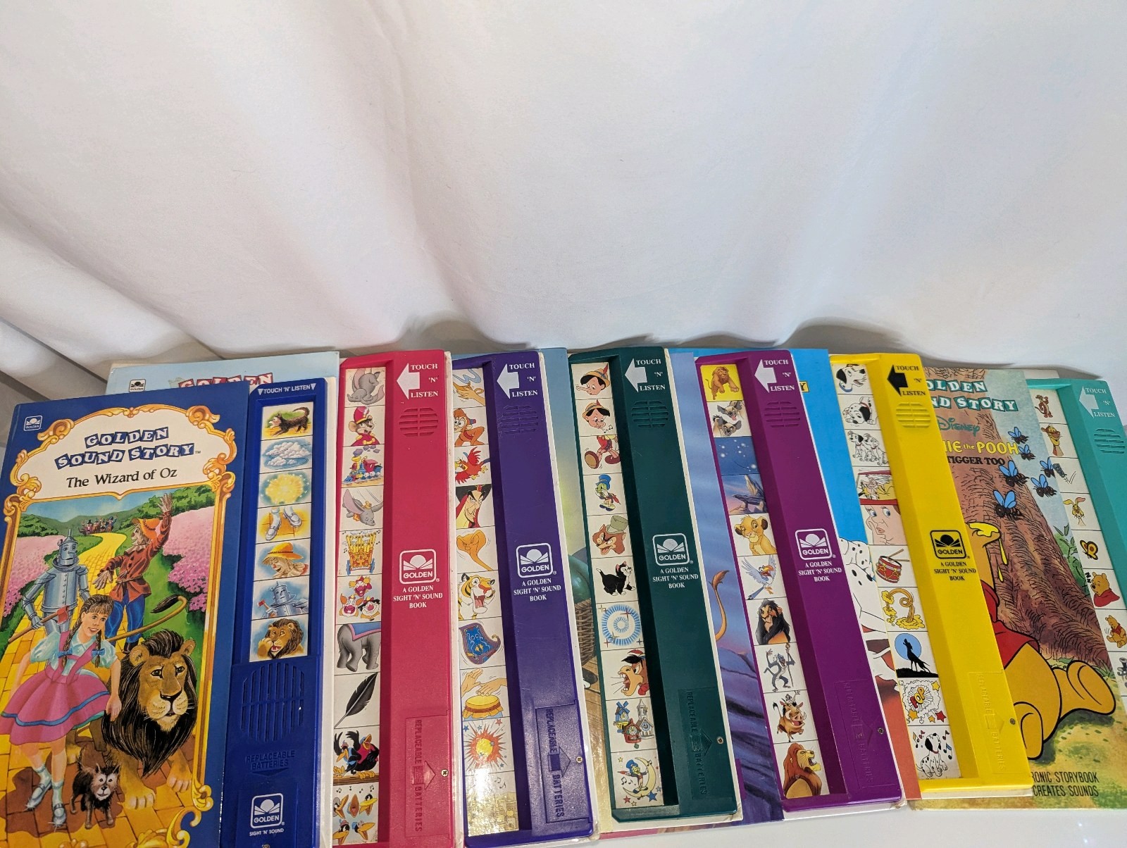 Collection of Vintage Golden Sound Story books (7) for Sale in