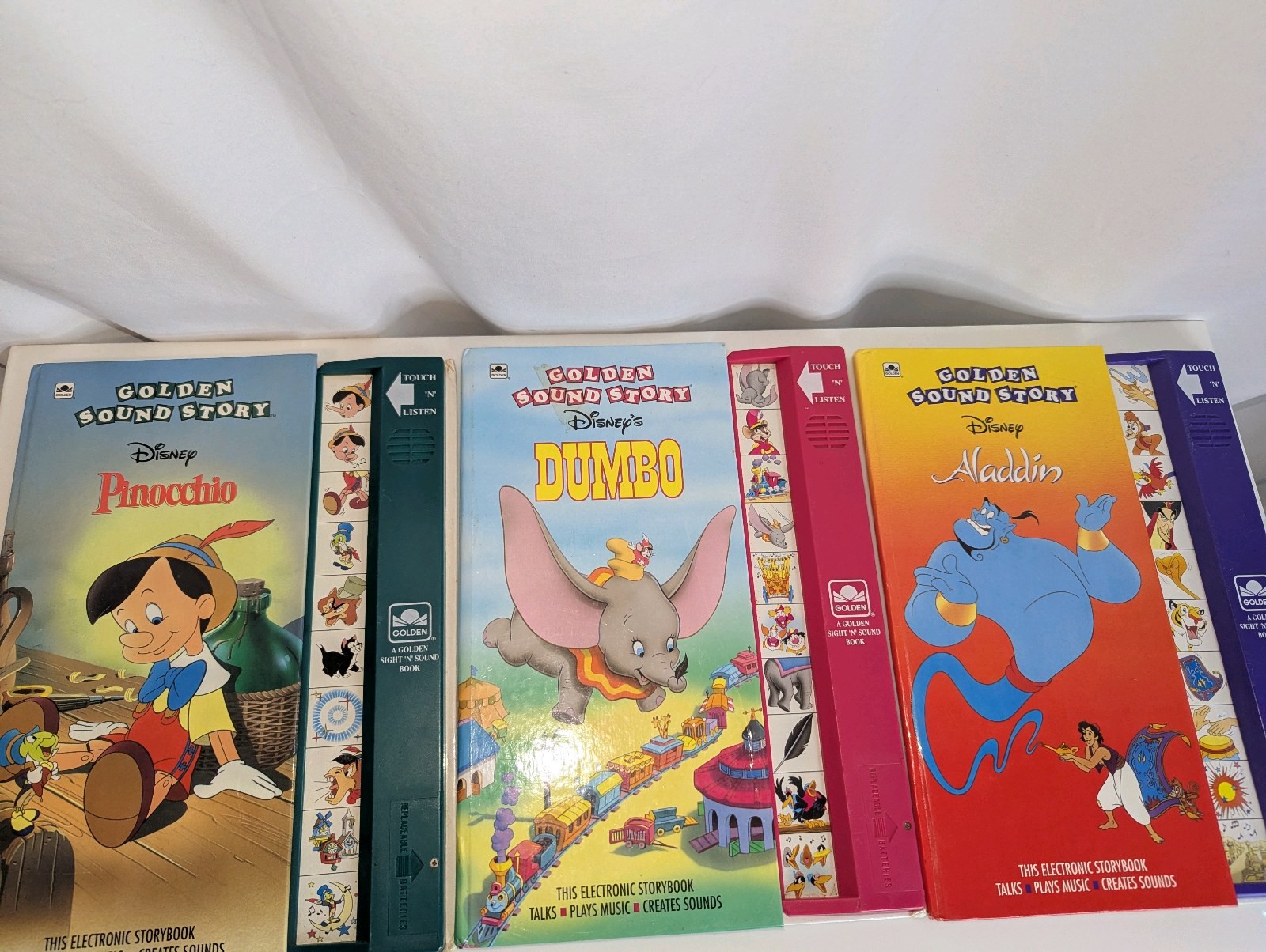 Collection of Vintage Golden Sound Story books (7) for Sale in