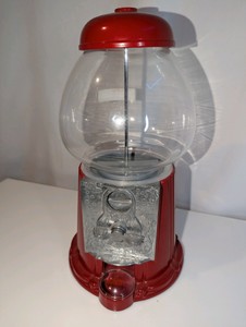 1985 Vintage Carousel brand gumball machine bank