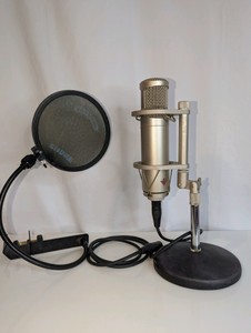Studio Projects C1 large diaphragm condenser microphone, Shure PS-6 Popper Stopper pop filter- untested
