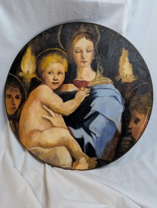 Reproduction of Raphaels Madonna of the Candelabra (c. 1513)