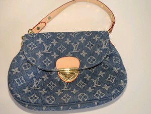 Denim LV pattern Logo Purse- Unauthenticated
