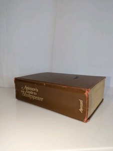 Hardcover edition of Asimovs Guide to Shakespeare, 1978 Printing