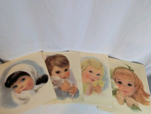 1950s and 1960s Northern Paper Mills prints illustrated by artist Frances Hook, American Beauties (4)