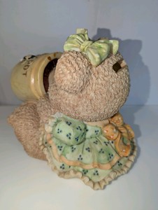 Vintage Cherished Teddies Teddy Bear Honey Pot Piggy Coin Bank