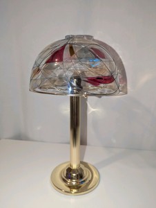 Candle Burning Calypso hurricane lamp