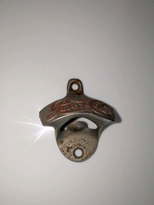 Vintage cast-iron Pepsi-Cola bottle opener produced by Starr X