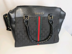 Black GG Supreme pattern Logo Large Purse- Unauthenticated