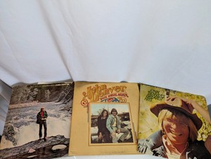 Collection of 3 Vintage John Denver Vinyl Records