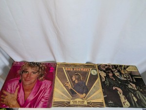 Collection of Rod Stewart Vintage Vinyl Records