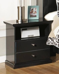 Brand New - Ashley signature design - Maribel 23 1 Drawer Nightstand - Black Color