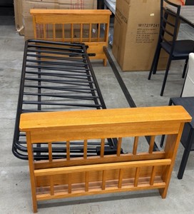 Queen size adjustable futon style daybed .