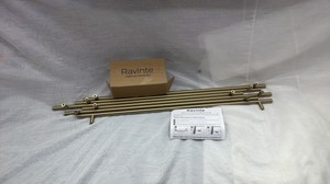 Lot of 6 Ravinte Cabinet Pole Handles - Gold
