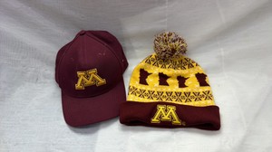 Lot of 2 University of Minnesota, Minnesota Hats