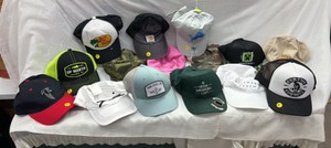 Lot of 15 hats , Baseball caps, Sports teams and more
