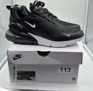 Brand New size 10 Mens Nike Airmax 270 shoes, Color black
