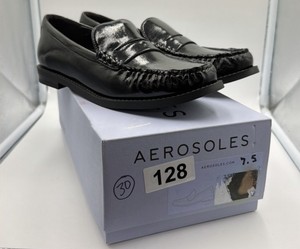 Brand New mens size 7 12 Aerosoles black slip on dress shoes