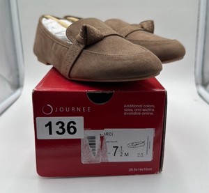 Brand New size 7 12 Womens Journee Collection brownish color slip on