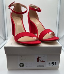 Brand New Womens size 8 12 A New Day brand red stylish heels