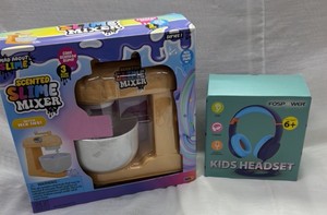 Brand New Scented slime, mixer, and kids headset