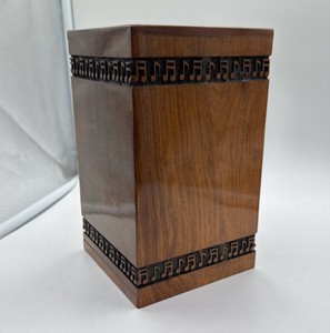 Brand New homemade rosewood box 8 x 4 and three-quarter inches squared beautiful handcrafted