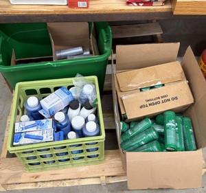 Large lot of Hot Tub Chemicals & More
