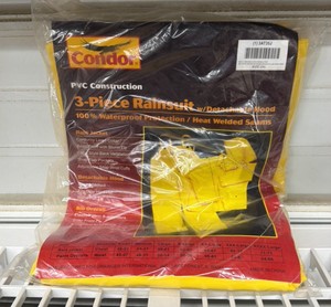 Brand New Condor, three-piece rain suit, PVC construction