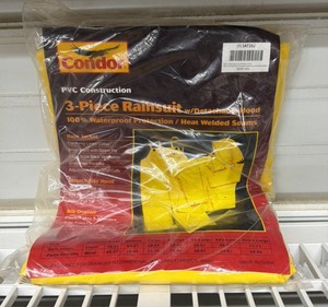 Brand New Condor, three-piece rain suit, PVC construction