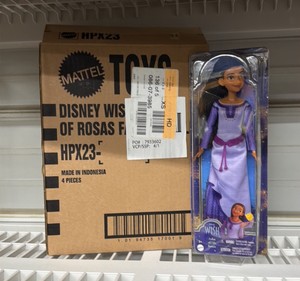 Box of 4 brand New Disney Wish - Asha of Rosas Mattel brand dolls- There is 4 per case