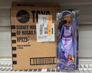 Box of 4 brand New Disney Wish - Asha of Rosas Mattel brand dolls- There is 4 per case