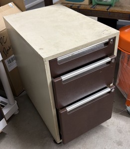 Small 3 Drawer Rolling Filing Cabinet
