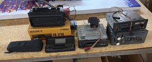 Sony XR  3750 D base New old stock new inbox, Sony CD player 3 vintage CDcassette players