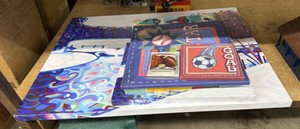 Lot of 5 Childrens canvas prints & decorative art