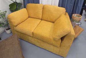 New Keerwick Sunflower Love Seat by Ashley - does not come with accent pillows just the couch