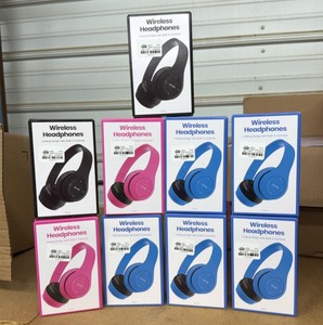 Large lot of Brand New Wireless Headphones, 9 total pair brand new
